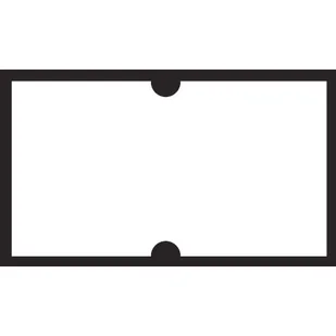 B2B Partner Etykiety - 20 x 12 mm Cola-ply22x12 neděl. - Etykiety do drukarek - miniaturka - grafika 1