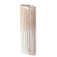 Wazony i flakony - Nowoczesny Wazon Ceramiczny Edna 12X6X31 Kremowy - miniaturka - grafika 1