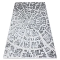 Dywany - Dywan MEFE nowoczesny 6185 Pień drzewo drewno - Strukturalny, dwa poziomy runa szary 200x290 cm - miniaturka - grafika 1