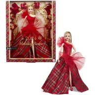 Lalki dla dziewczynek - Lalka Barbie kolekcjonerska świąteczna - miniaturka - grafika 1