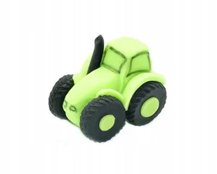 Figurka cukrowa na tort traktor zielony ozdoby na tort dekoracje urodzinowe - Dodatki do ciast w proszku - miniaturka - grafika 1