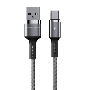 WK Design Kingkong kabel USB - USB Typ C Power Delivery QuickCharge 3 A 1 m czarny (WDC-128c) - Kable USB - miniaturka - grafika 1