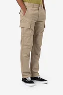 Spodnie męskie - Dickies spodnie bawełniane kolor beżowy proste DK0A4XDUKHK-BROWN - miniaturka - grafika 1
