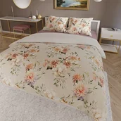 Pościel - Pościel satynowa 200x220 Manila kwiaty - miniaturka - grafika 1