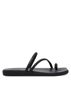 Crocs Japonki Miami Toe Loop Sandal 209862 Czarny - Klapki i japonki damskie - miniaturka - grafika 1