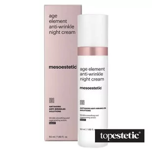 Mesoestetic Age Element Anti - Wrinkle Night Cream Krem przeciwzmarszczkowy na noc 50 ml - Kremy do twarzy - miniaturka - grafika 1