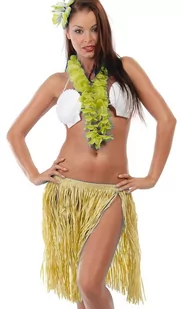 PARTY WORLD Zestaw hawajski dla kobiety "Hawaii Party" słomkowy ZHAW/6566-G - Dodatki do strojów karnawałowych - miniaturka - grafika 1