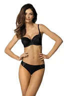 Biustonosze - Gorteks Biustonosz push up G-246 B4 biustonosz usztywniany czarny - Gorteks - 90H - miniaturka - grafika 1