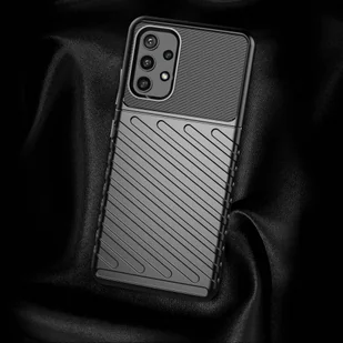 Thunder Case elastyczne pancerne etui pokrowiec Samsung Galaxy A32 4G czarny - Etui i futerały do telefonów - miniaturka - grafika 5