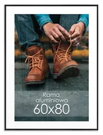 Ramki na zdjęcia - Czarna rama aluminiowa 60x80 cm - miniaturka - grafika 1