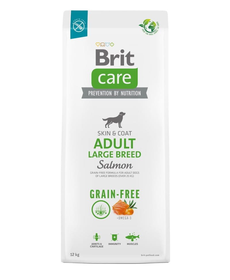 Brit Care Grain-free Adult Large 12 kg Salmon 