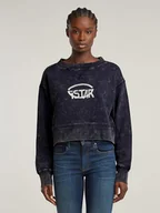 Bluzy damskie - G-Star Bluza w kolorze granatowym - miniaturka - grafika 1