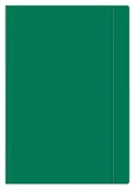 Teczki i skoroszyty - Interdruk Teczka z gumką jednokolorowa - zielona TC26INT - miniaturka - grafika 1