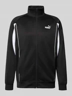 Kurtki i kamizelki sportowe męskie - Kurtka treningowa ze stójką i zamkiem błyskawicznym - miniaturka - grafika 1