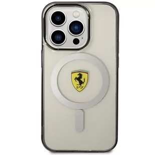 Ferrari FEHMP14LURKT iPhone 14 Pro 6,1" przezroczysty/transparent hardcase Outline Magsafe - Etui i futerały do telefonów - miniaturka - grafika 3