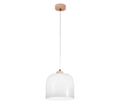 Lampy sufitowe - Kolarz A1352.31.W - Żyrandol na lince NONNA 1xE27/60W/230V dąb/biały - miniaturka - grafika 1