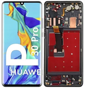 WYŚWIETLACZ EKRAN LCD SZYBKA DOTYK DO HUAWEI P30 PRO OLED RAMKA CZARNA - Części serwisowe do telefonów - miniaturka - grafika 1