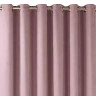 Zasłony - Zasłona MILANA kolor różowy styl klasyczny złote przelotki metalowe złote szenila 140x245 homede - CURT/HOM/MILANA/CHENILLE/EYEL - miniaturka - grafika 1