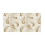 Podkładki na biurko - Ochronna podkładka Kompozycja piór pawia 120x60 cm - miniaturka - grafika 1