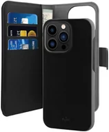 Etui i futerały do telefonów - Etui z klapką Puro Wallet Detachable 2w1 do Apple iPhone 14 Pro Max Black (8018417440410) - miniaturka - grafika 1