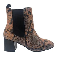 Botki damskie - Botki damskie Gioseppo Woman Midway Snake rozmiar 38 skórzane print - miniaturka - grafika 1