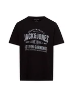 Koszulki męskie - Jack & Jones Koszulka męska - JJJeans Tee Mężczyźni Bawełna czarny nadruk, S - miniaturka - grafika 1