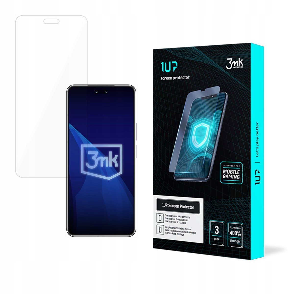 3x Folia hydrożelowa ochronna na ekran do Huawei Nova 14 Pro - 3mk 1UP