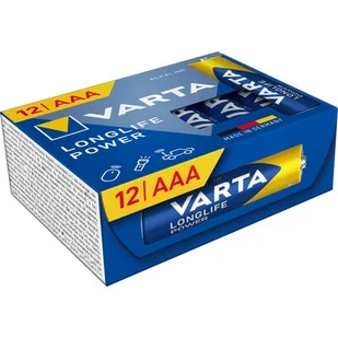 Baterie AAA LR3 VARTA Longlife Power (12 szt.) - Baterie i akcesoria - miniaturka - grafika 1