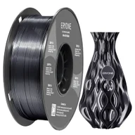 Filamenty i akcesoria do drukarek 3D - ERYONE Ultra Silk PLA Filament for 3D Printer 1 75mm Tolerance 0 03 mm  1kg  2 2LBS  / Spool - Black - miniaturka - grafika 1
