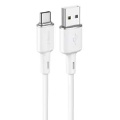 Kable USB - Acefast kabel USB - USB Typ C 1,2m, 3A biały (C2-04 white) C2-04-A-C white - miniaturka - grafika 1