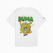 Koszulki męskie - PUMA KOSZULKA HOOPS X TMNT II 63092901 r S - miniaturka - grafika 1