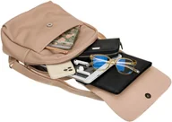 Plecaki - David Jones Niewielki plecak damski zamykany klapką z magnesem  David Jones - miniaturka - grafika 1