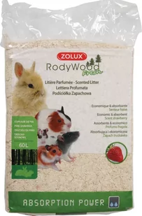 ZOLUX Podściółka RodyWood Fresh truskawkowa 60 l - Podłoże dla gryzoni - miniaturka - grafika 1
