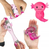 Zabawki sensoryczne - GNIOTEK SENSORYCZNY AXOLOTL antystresowy SQUISHY różowy AKSOLOTL - miniaturka - grafika 1