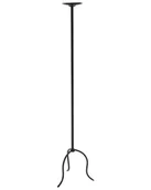 Świeczniki - Świecznik metalowy 120 cm czarny ALMADA - miniaturka - grafika 1