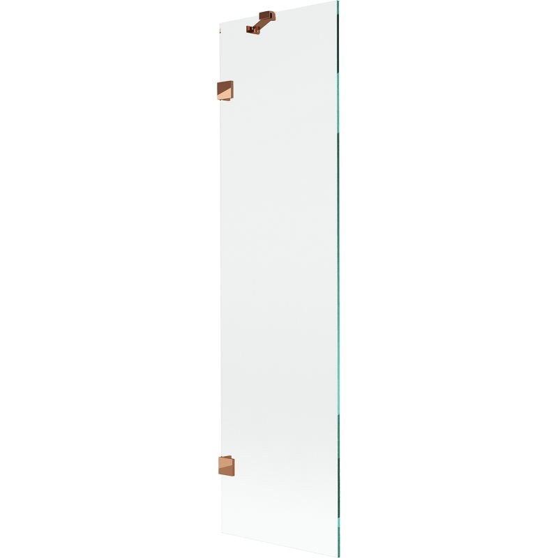 Mexen Lunar parawan nawannowy 1-skrzydłowy 50 x 150 cm, transparent, różowe złoto - 897-050-000-60-00