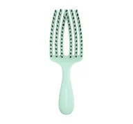 Szczotki do włosów dla dzieci - Olivia Garden Finger Brush Care Mini Kids - szczotka do rozczesywania włosów dla dzieci, miętowa - miniaturka - grafika 1