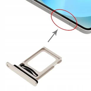 Uchwyt karty SIM Apple iPhone 13 biała - starlight - Pozostałe akcesoria do telefonów - miniaturka - grafika 1