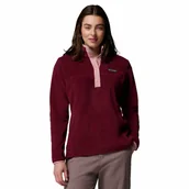 Bluzy damskie - Damska bluza polarowa Columbia Benton Springs 1/2 Snap Pullover Fleece II lavender rich wine/eraser pink - S - miniaturka - grafika 1