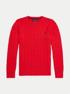 Swetry dla chłopców - Polo Ralph Lauren Sweter 323702674043 Czerwony Regular Fit - miniaturka - grafika 1