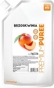 Puree Brzoskwinia premium Menii 1 kg - Koncentraty warzywne, przeciery - miniaturka - grafika 1