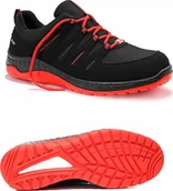 Obuwie robocze - Elten Batai ELTEN Maddox Black Red Low ESD S3 SRC, juodi/raudoni 47 - miniaturka - grafika 1
