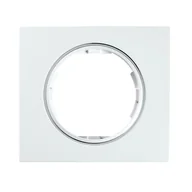 Wyłączniki światła i elektryczne - LEDart LEXMAN pojedyncza Ardea biało - srebrny LEXMAN - miniaturka - grafika 1