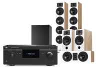 Kino domowe - Yamaha T758 V3i (czarny) + Diva 6 + 3 + 7 (dąb) + Basso 880 - miniaturka - grafika 1
