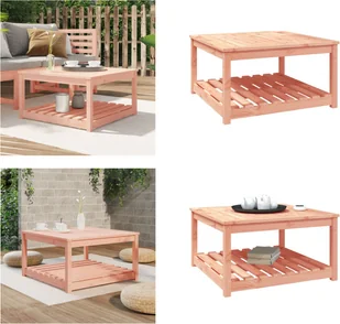 vidaXL Stolik ogrodowy 82,5x82,5x45 cm z litego drewna daglezji zielonej - Stolik ogrodowy - Stoły ogrodowe - Stolik patio - Stolik kawowy ogrodowy - Ławy i stoliki kawowe - miniaturka - grafika 1