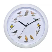 Girlandy - Herzberg, HG03725-WHT, biały śpiew ptaka, zegar śpiewający, uspokajające melodie, zróżnicowana symfonia ptaków, edukacja dla dzieci, łatwa instalacja - miniaturka - grafika 1