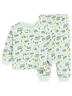 Piżamy chłopięce - COOL CLUB Piżama w kolorze zielonym - miniaturka - grafika 1