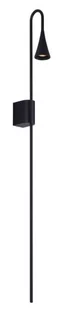 Maxlight kinkiet LED Comet 3,2W 300lm 3000K 4,5cm czarny IP54 W0280 - Lampy ścienne - miniaturka - grafika 1