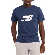 Koszulki męskie - Koszulka męska NB MT43906NNY S/S SPORT GRAPHIC V FLYING NNY Granatowa - miniaturka - grafika 1