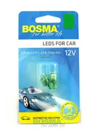 Żarówki samochodowe - Żarówka LED 12V  T10 W5W ZIELONA 2SZT 3592 - miniaturka - grafika 1